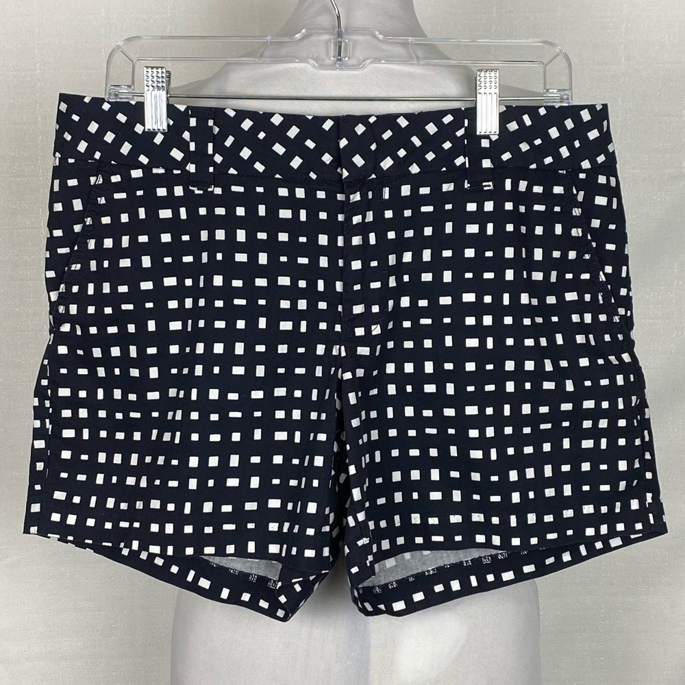 Tommy Hilfiger Navy Blue White Checked Shorts